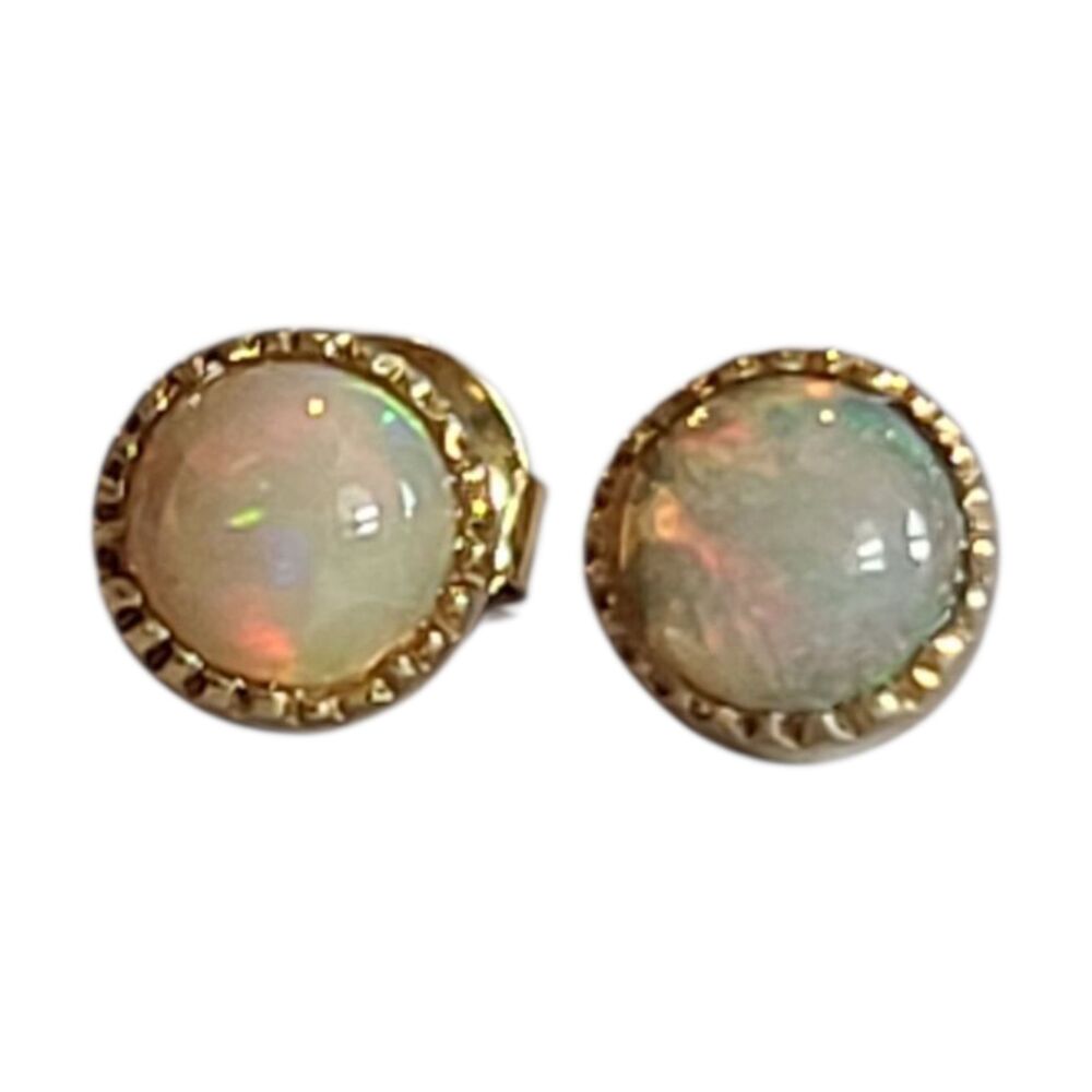 Opal Stud Earrings - image 6